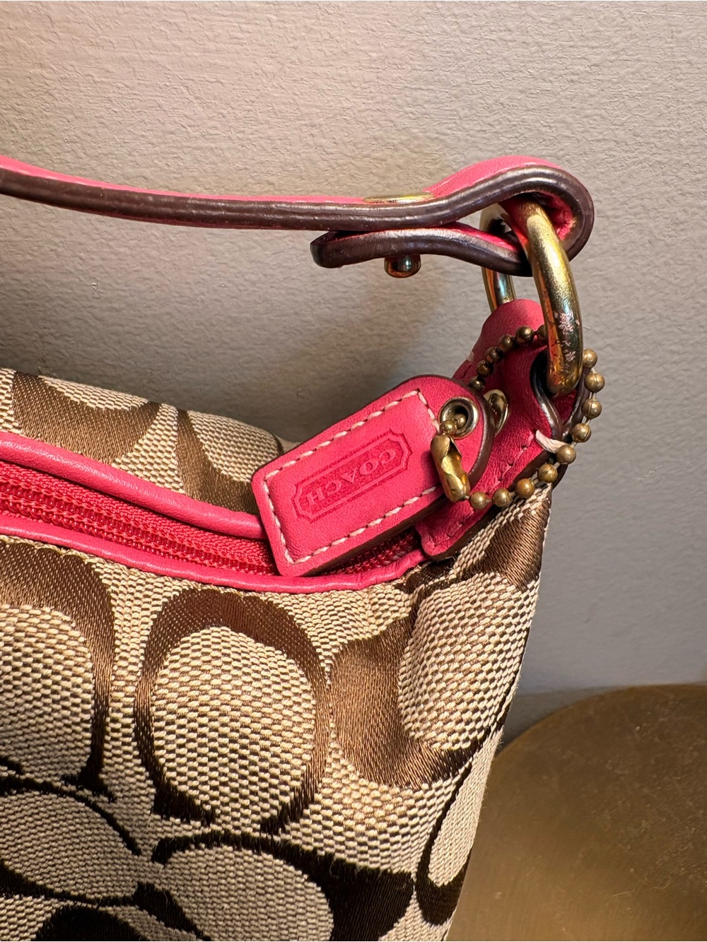 Coach Mini Floral Appliqué Handbag - Picture 4 of 10